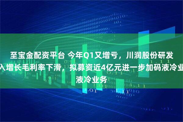 至宝金配资平台 今年Q1又增亏，川润股份研发投入增长毛利率下滑，拟募资近4亿元进一步加码液冷业务